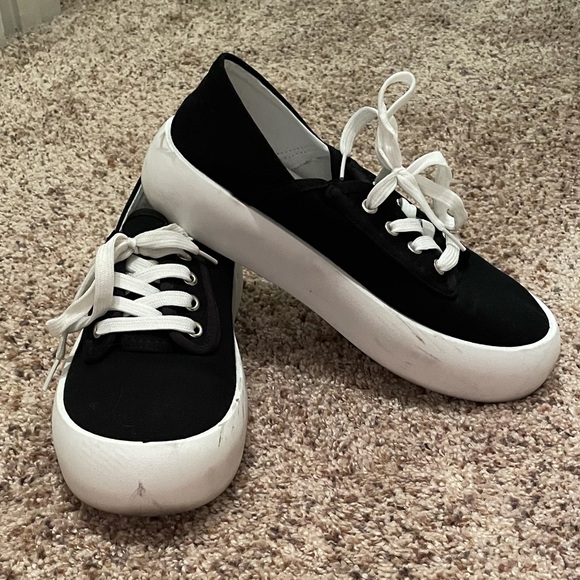 Platform Canvas Sneakers - Picture 2 of 4